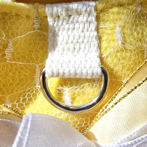 NWOT size small dog clothes dog dress dog tutu yellow princess gown. - Picture 2 of 3